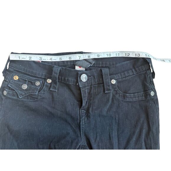 True Religion Jeans Section Misty Slim Fit Black Jeans Size 28 - Picture 11 of 16